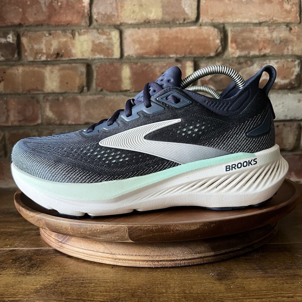 Brooks Glycerin 23 Womens 10 2E Blue Plush Cushion Running Shoes Sneakers